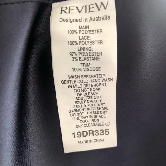 🌿 REVIEW 🌿 Liliana Navy Blue Formal Maxi Dress Full Length Cross Straps Size 8 - Picture 10 of 10